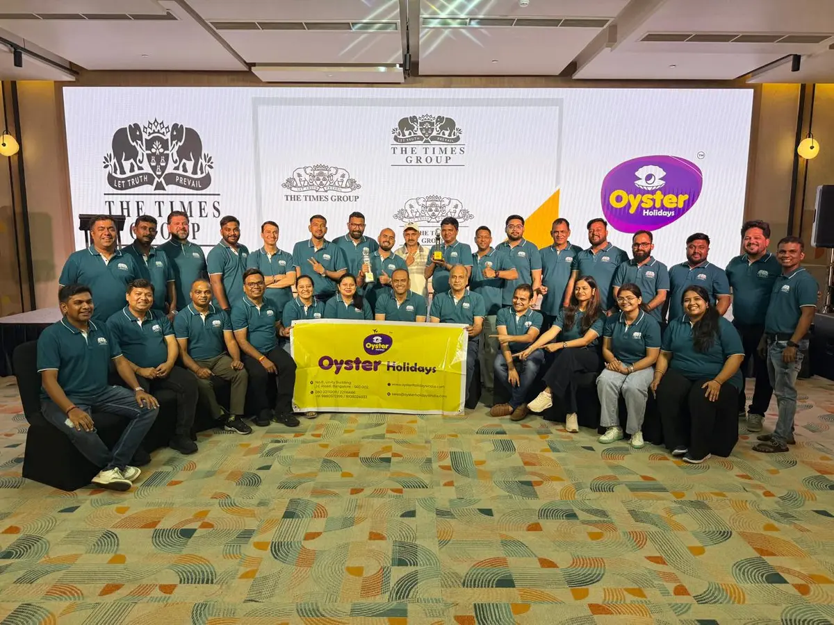 Corporate group tour organised by Oyster Holidays for Times Group employees - December 2025