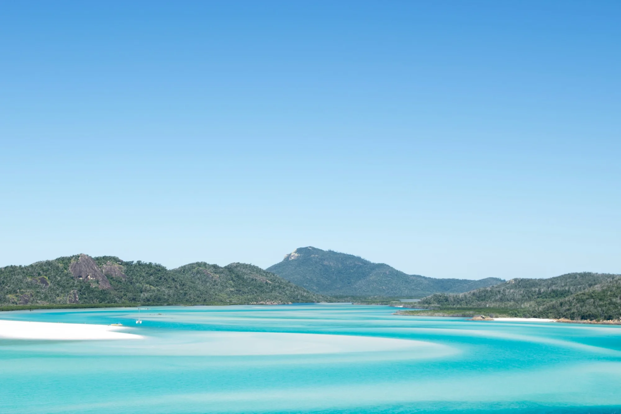 Turquoise water around the Whitsunday Islands, Australia