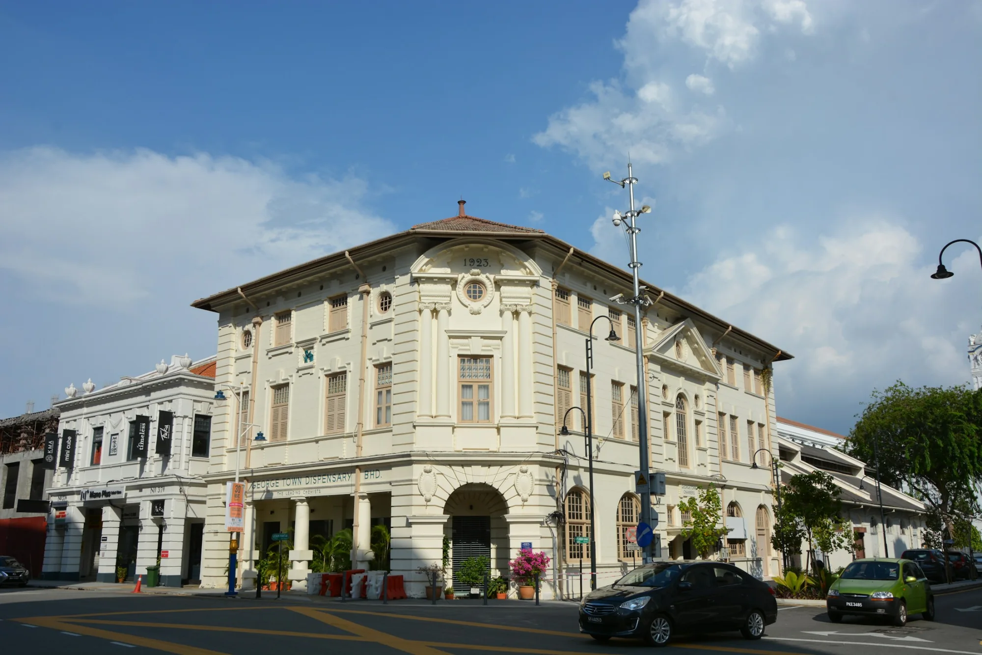 Colonial heritage architecture in George Town, Penang, Malaysia