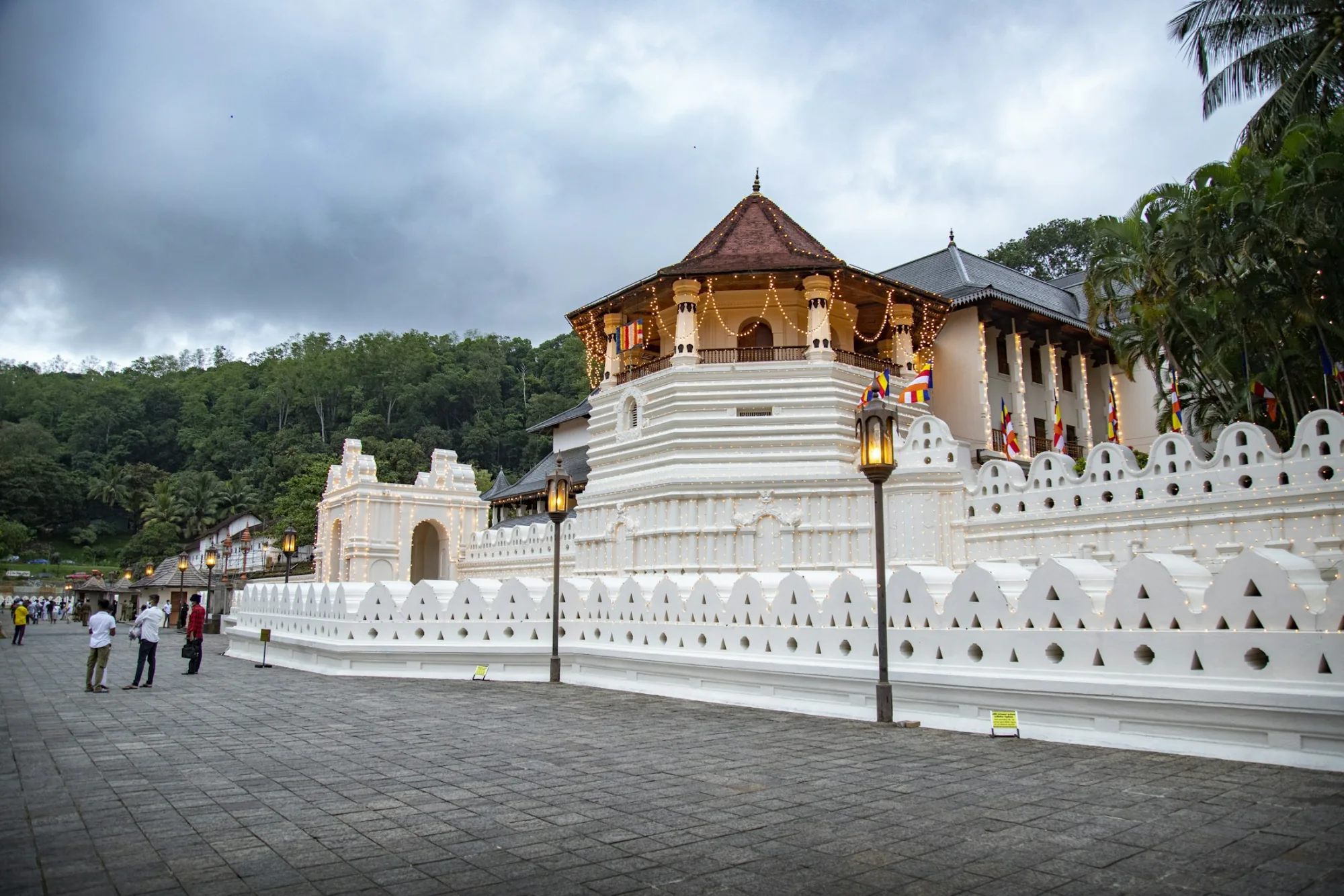 The Temple of the Sacred Tooth Relic in Kandy, Sri Lanka