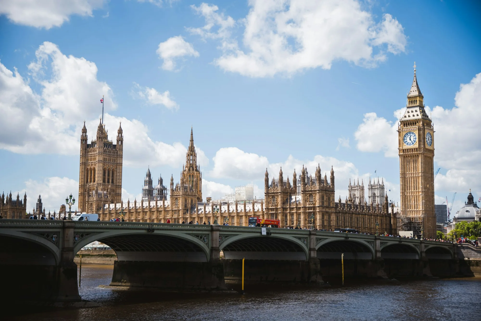 Big Ben and the Houses of Parliament in London, England