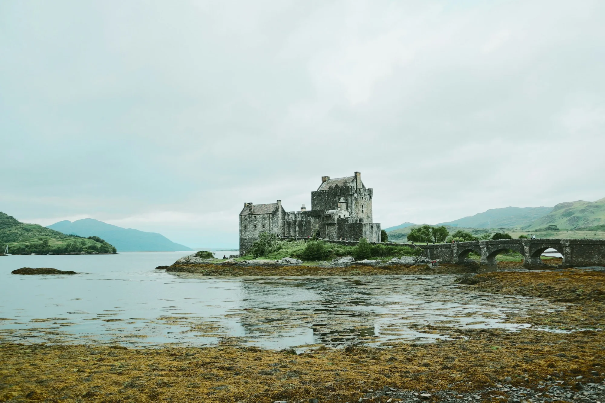 Eilean Donan castle on its island in the Scottish Highlands